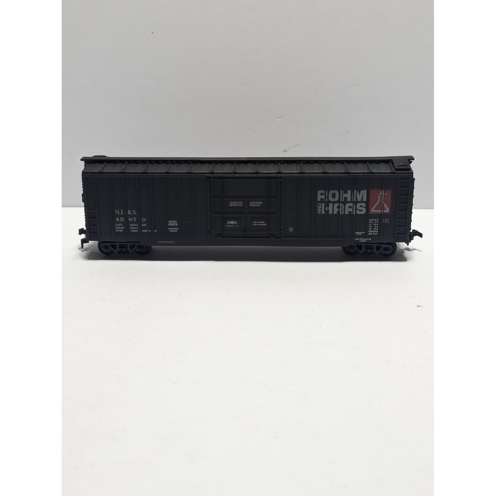 Athearn Rohm & Haas NIRX 42879 50' Plug Door Boxcar HO Scale Vintage
